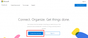 outlook sign up
