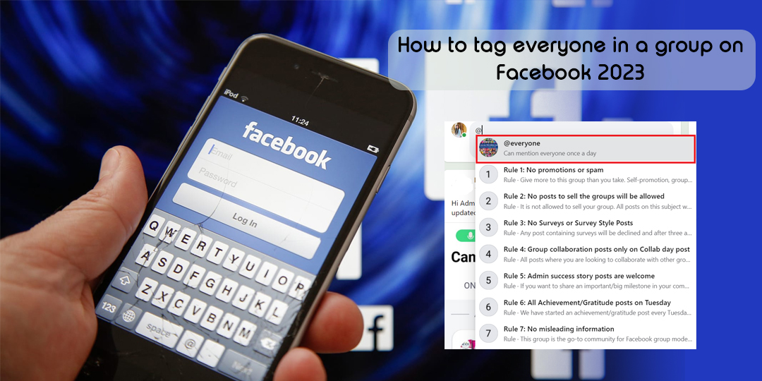 How to tag everyone in a group on Facebook
