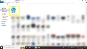 save the setup file on your device